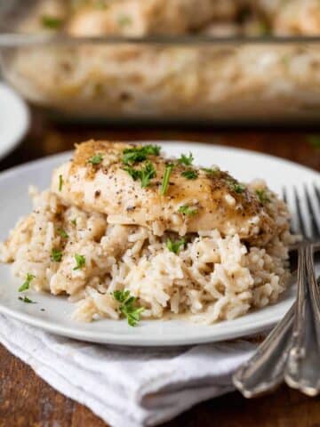 4 Ingredient Chicken & Rice Casserole Recipe