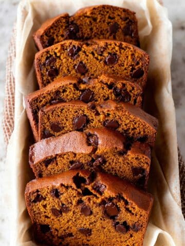 Pumpkin Chocolate Chip Bread Recipe