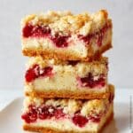 Strawberry Pie Sour Cream Crumb Bars Recipe