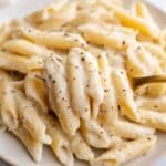 Creamy Garlic Parmesan Penne Pasta Recipe
