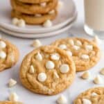 Chewy White Chocolate Chip Cookies Recipe