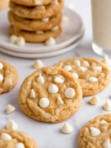 Chewy White Chocolate Chip Cookies Recipe