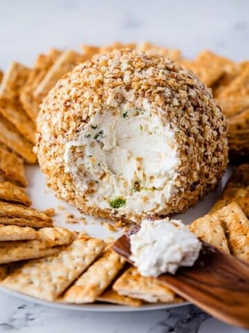 Cream Cheese and Green Onion Cheese Ball with Pecans Recipe