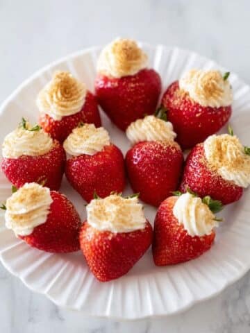 Cheesecake Stuffed Strawberries Recipe