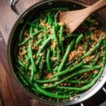 Italian Green Beans with Garlic, Parmesan, and Toasted Breadcrumbs Recipe