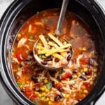 Crock Pot Chicken Tortilla Soup Recipe