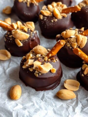 Peanut Butter Chocolate Acorn Truffles Recipe