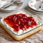 Cherry Surprise Cream Cheese Cake with Cherry Pie Filling Recipe