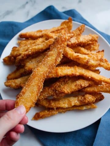 Crispy Chicken Katsu Fingers with Parmesan Coating Recipe