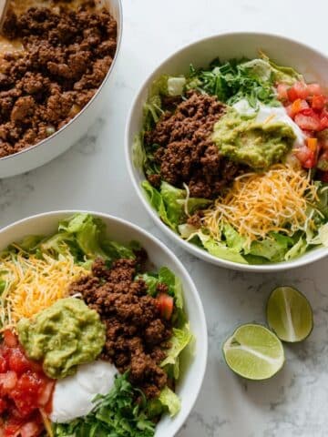 Low Carb Taco Bowls Recipe