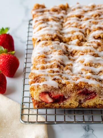 Strawberry Streusel Focaccia Bread Recipe