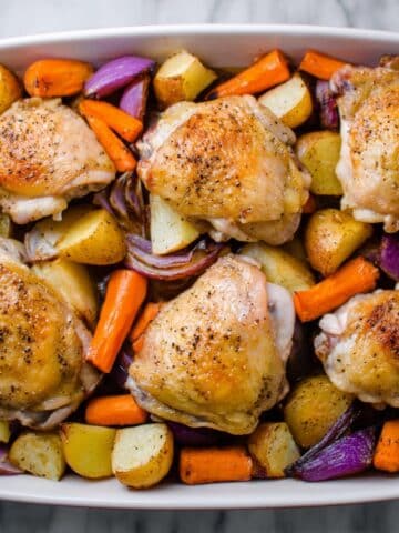 One-Pan Roasted Chicken and Vegetables Recipe