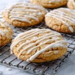 Lemon Pound Cake Cookies with Lemon Glaze Recipe