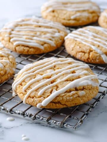 Lemon Pound Cake Cookies with Lemon Glaze Recipe