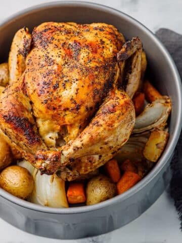 Bundt Pan Roasted Chicken with Vegetables Recipe