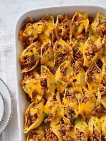 Sloppy Joe Stuffed Shells Recipe