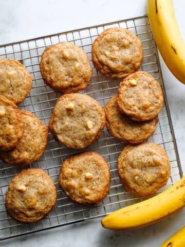 Caramel Banana Bread Cookies Recipe