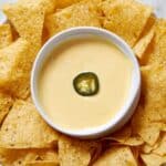 Spicy 5-Ingredient Cheddar Jalapeno Queso Recipe
