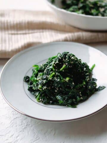 Sesame Honey Spinach (Popeye Spinach) Recipe