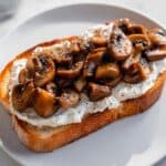 Creamy Mushroom Toast Recipe