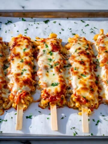 Baked Ziti Skewers Recipe