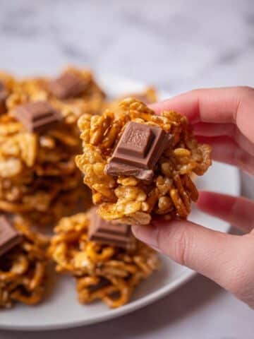 Peanut Butter Frito Pretzel Chocolate Clusters Recipe