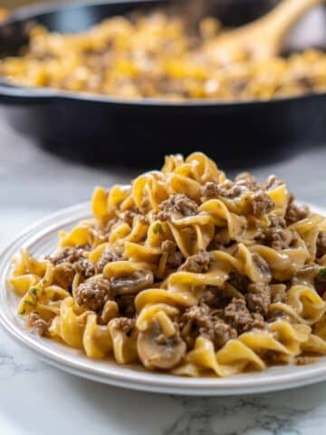 One-Pot Ground Beef Stroganoff Recipe
