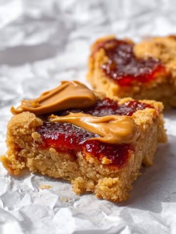 Peanut Butter and Jelly Blondies Recipe