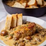 Creamy Brie Chicken & Mushrooms Recipe