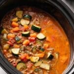 Slow Cooker Italian Summer Soup Recipe