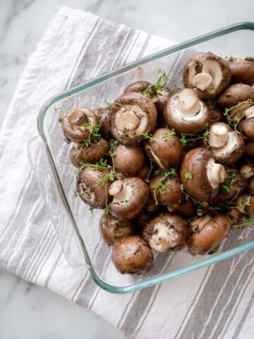 Seasoned Mushroom Salad Recipe