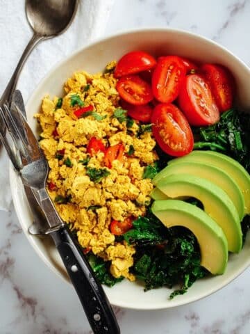 Vegan Tofu Scramble Recipe