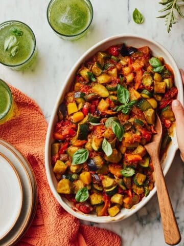 Classic French Ratatouille with Summer Vegetables Recipe