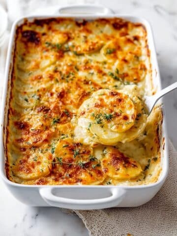 Creamy Cheddar Scalloped Potatoes Recipe