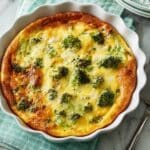 Crustless Broccoli and Gruyère Quiche Recipe