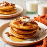 Pumpkin Pancakes with Warm Spices and Maple Syrup Recipe