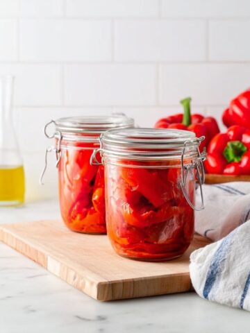 How to Roast Red Peppers in the Oven or on the Stovetop Recipe