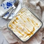 Creamed Corn Snacking Cake with Honey Frosting Recipe