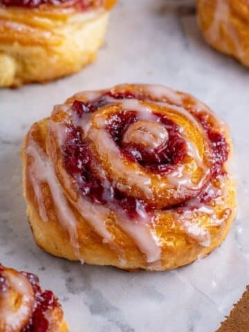 Raspberry Cream Cheese Danish Recipe