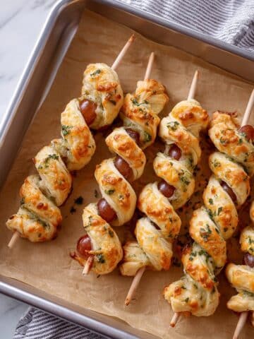 Grape Twisters with Rosemary, Parmesan, and Honey Recipe