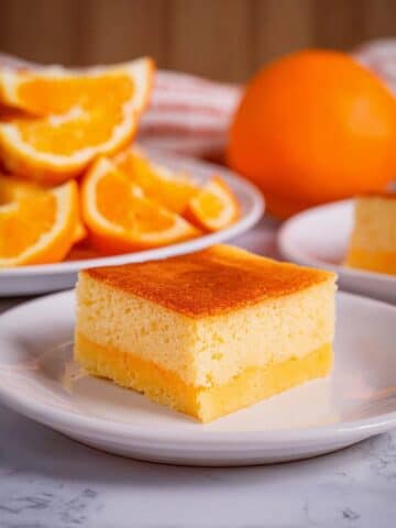 Orange Magic Custard Bars Recipe