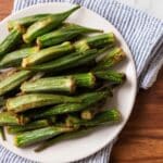 Whole Roasted Okra Recipe