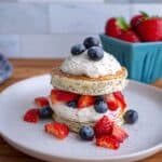 Red White & Berry Shortcakes Recipe