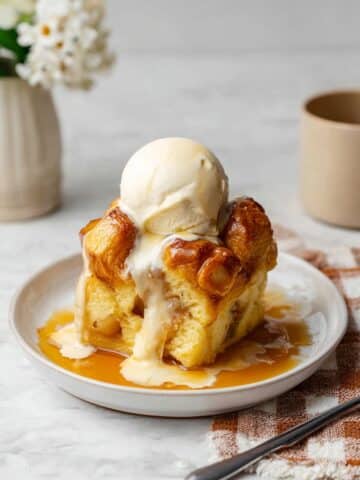 Bread Pudding with Butter Rum Sauce Recipe