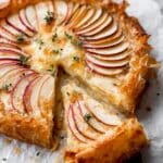 Apple Brie Phyllo Galette with Honey & Thyme Recipe