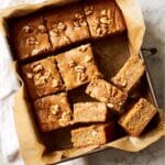 Brown Butter Blondies with Walnuts and White Chocolate Chips Recipe