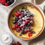 Delicious Dutch Baby Pancake with Fresh Berries Recipe