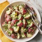 Red Potato Salad with Fresh Herbs and Tangy Mustard Dressing Recipe