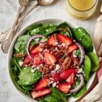 Strawberry Spinach Salad with Poppy Seed Dressing Recipe