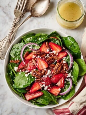Strawberry Spinach Salad with Poppy Seed Dressing Recipe